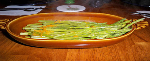 Fresh Asparagus with Orange Sauce